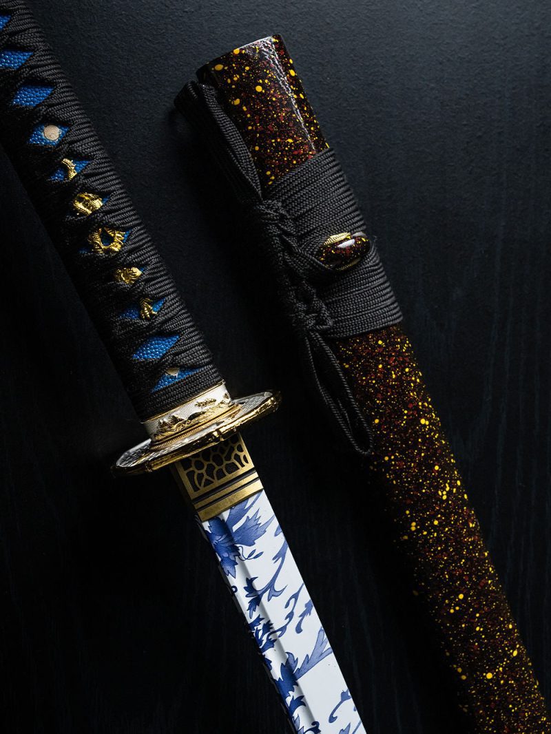 BlueandWhitePorcelainBLADE SCABBARD